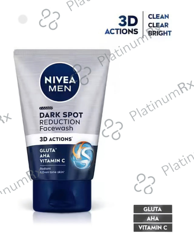 Nivea Men Dark Spot Reduction Face Wash with Vitamin C - For Clean & Clear Skin