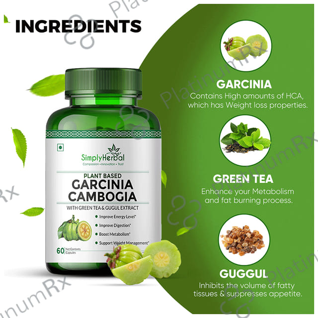 Simply Herbal Garcinia Cambogia Extract 800mg Capsule