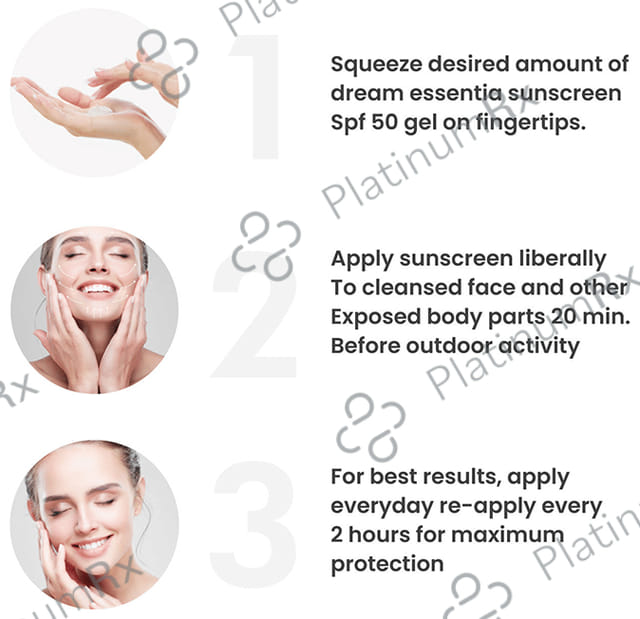 Derma Essentia SPF 50 Advanced Gel Based Sunscreen 50gm