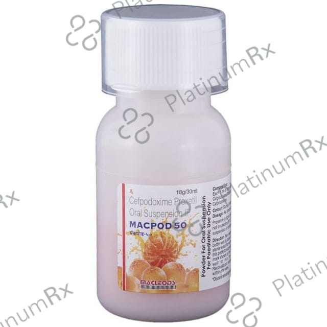Macpod 50mg Oral Suspension 30ml