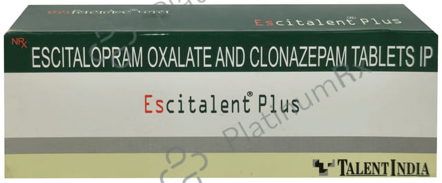 Escitalent Plus 0.5/10mg Tablet 10s