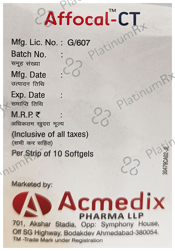 Affocal CT Softgel 10s