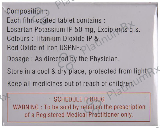 Losar 50mg Tablet 15s