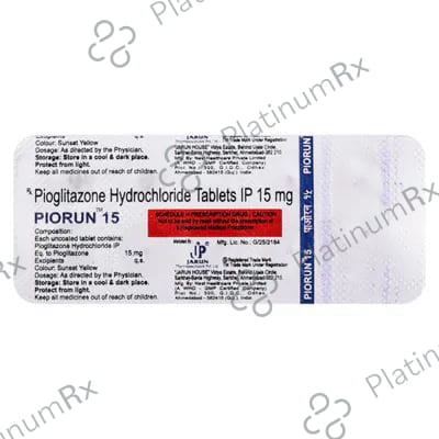 Piorun 15mg Tablet 10s