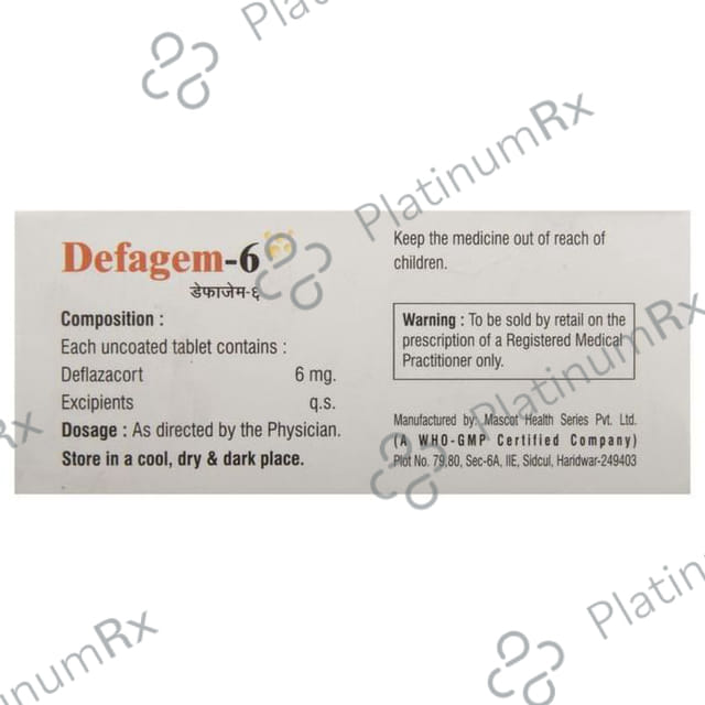 Defagem 6mg Tablet 10s