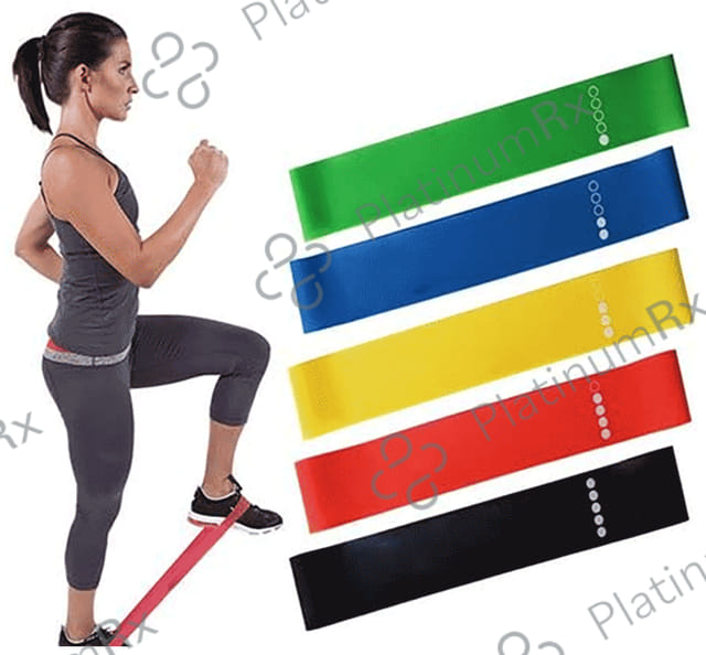 Mowell Heavy Resistance Band for Workout Set Exercise & Stretching for Men 60mm x 50mm x 0.7mm