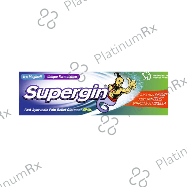 Medopharm Wellness Supergin Ointment for Muscle Aches, Joint Discomfort, Arthritis, Sprains, and Strains