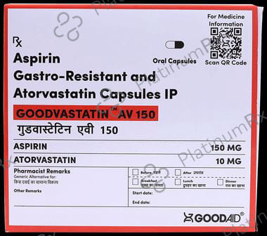 Goodvastatin AV 150/10mg Capsule 15s