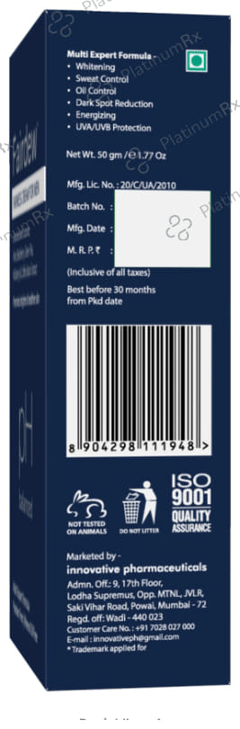 Fairdew PH Balanced Fairness Cream for Men (50gm Each) 4 Tube