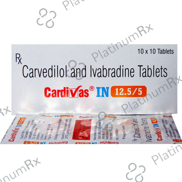 Cardivas IN 12.5/5mg Tablet 10s