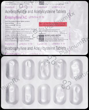 Erophylline AC 100/600mg Tablet 10s