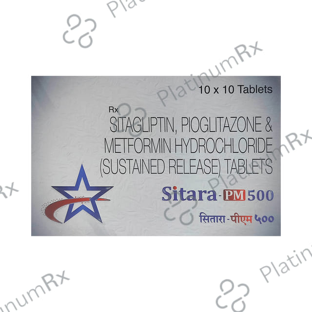 Sitara PM 500/15/100mg Tablet SR 10s