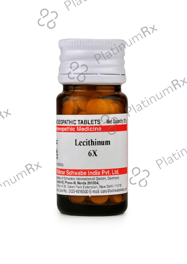 Dr Willmar Schwabe India Lecithin Trituration Tablet 6X