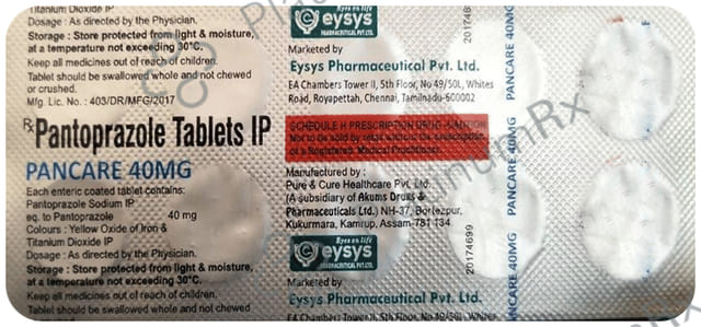 Pancare 40mg Tablet 10s