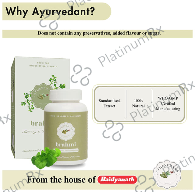 Baidyanath Ayurvedant Brahmi Tablet
