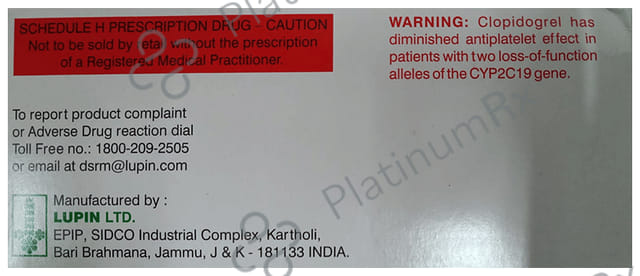 Clopitab A 75/75mg Capsule 15s