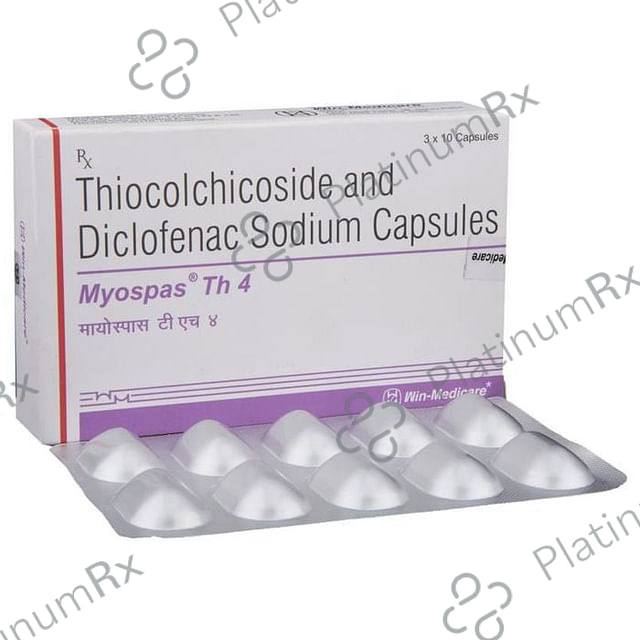 Myospas TH 50/4mg Capsule 10s