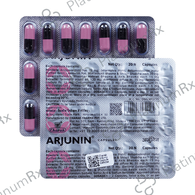 Charak Arjunin Capsule 20s