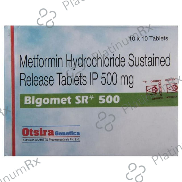 Bigomet SR 500mg Tablet 10s