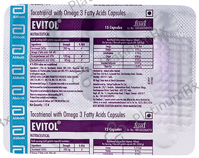 Evitol Capsule 15s