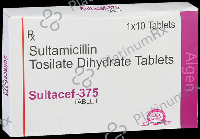 Sultacef 375mg Tablet 10s
