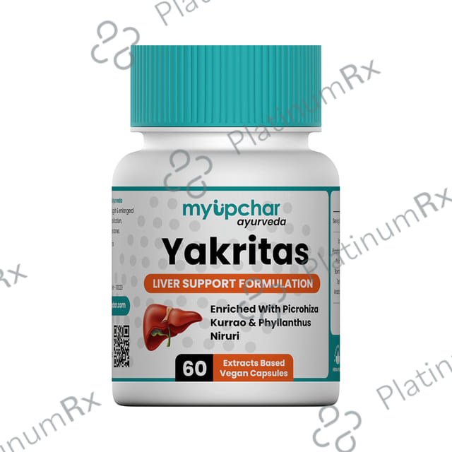 Myupchar Ayurveda Yakritas Extra Based Vegan Capsule