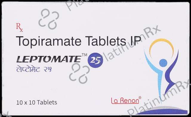 Leptomate 25mg Tablet 10s