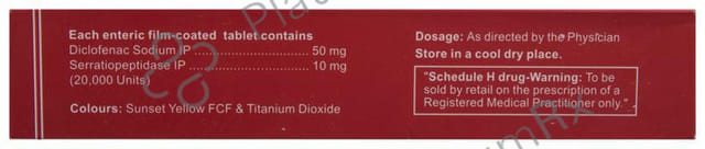 Cipzen D 50/10mg Tablet 10s