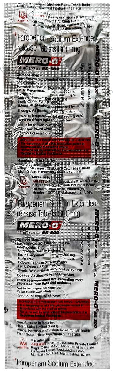 Mero O ER 300mg Tablet 10s