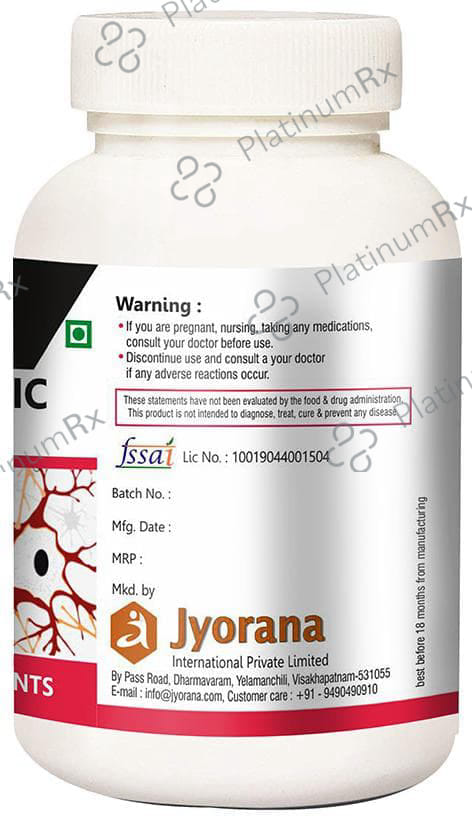 Jyorana Alpha Lipoic Acid 300mg Capsule 60s