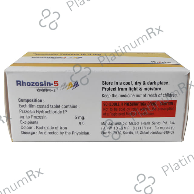 Rhozosin 5 Tablet