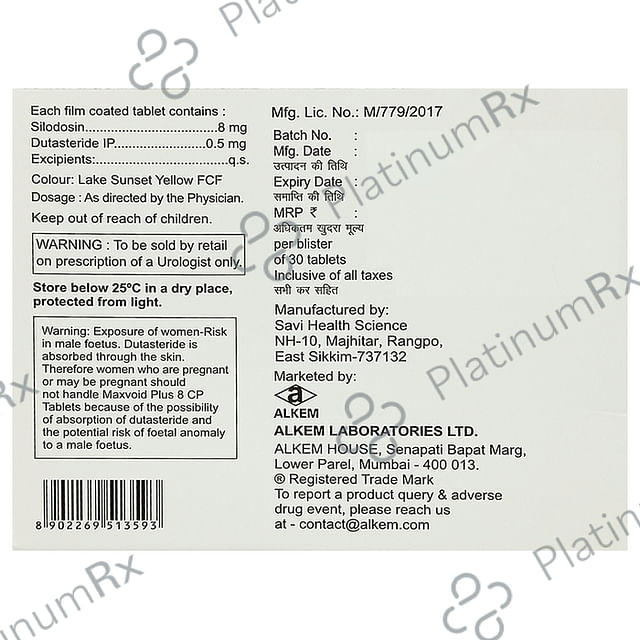 Maxvoid Plus 8 CP Tablet