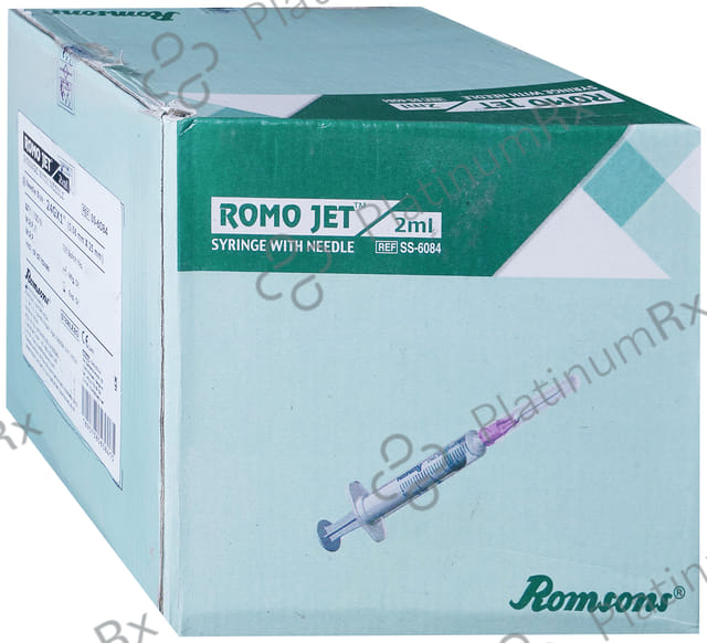 Romsons Romoject Syringe 100 X (2ml x 24g)