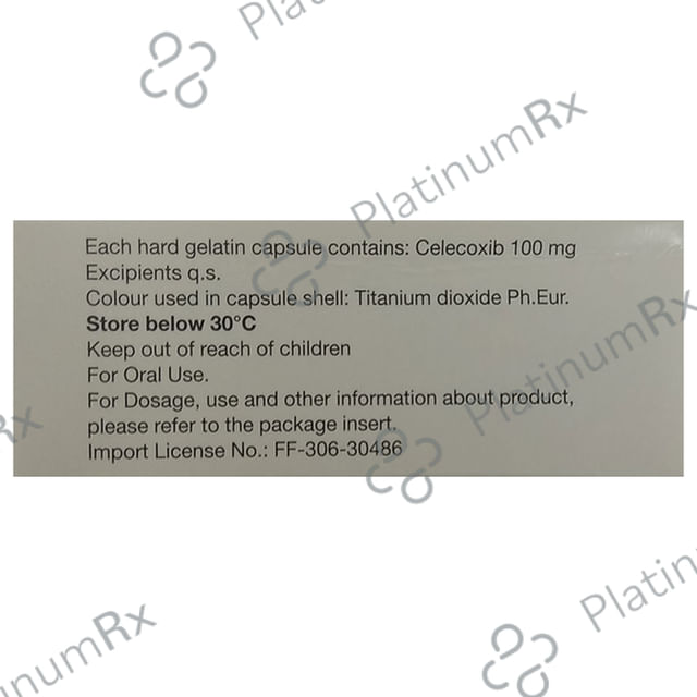 Celebrex 100mg Capsule 10s
