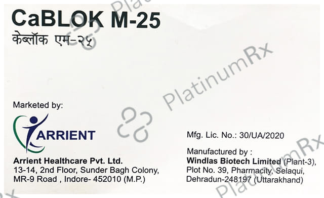 Cablok M 25 Tablet ER