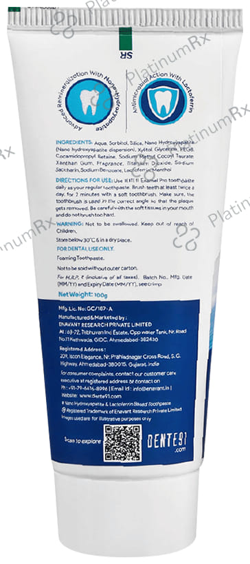 Dente 91 Cool Mint Toothpaste 100gm