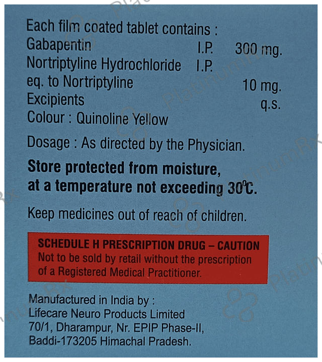 Gabaden NT 300 Tablet