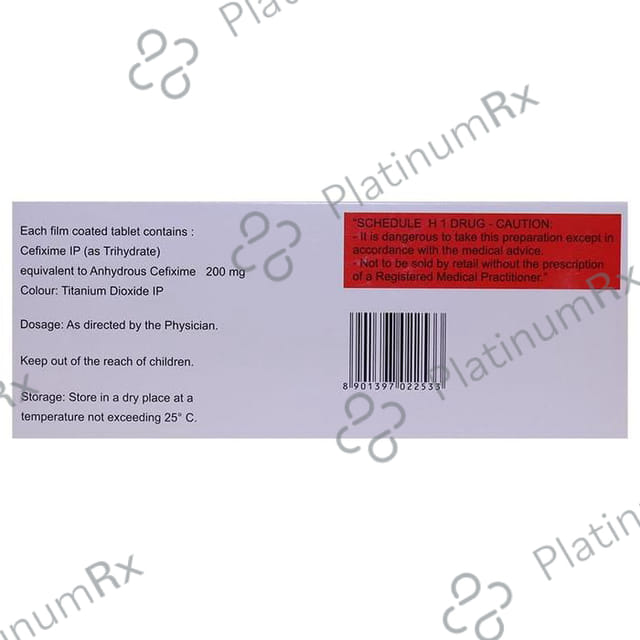 Ceflim 200mg Tablet 10s