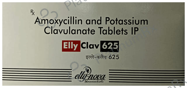 Elly Clav 500/125mg Tablet 6s