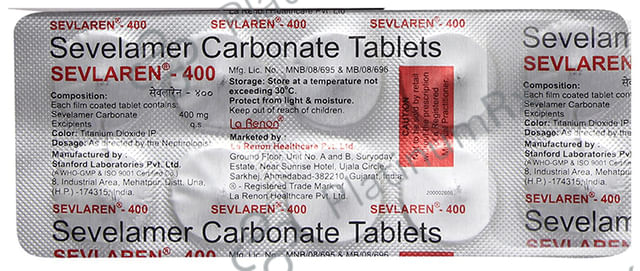 Sevlaren 400mg Tablet 10s