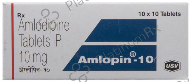Amlopin 10mg Tablet 10s