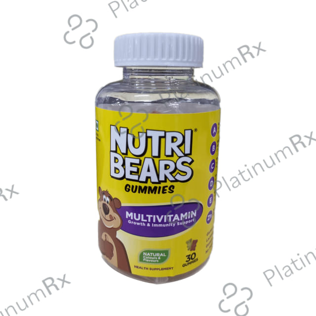 NutriBears Multivitamin Growth & Immunity Support Gummies Natural