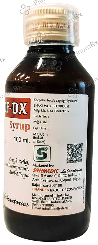 Xenocof-DX Syrup Sugar Free