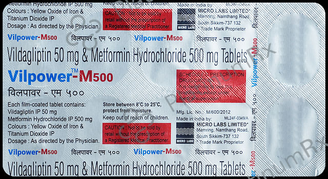 Vilpower-M 500 Tablet 10 Tablet