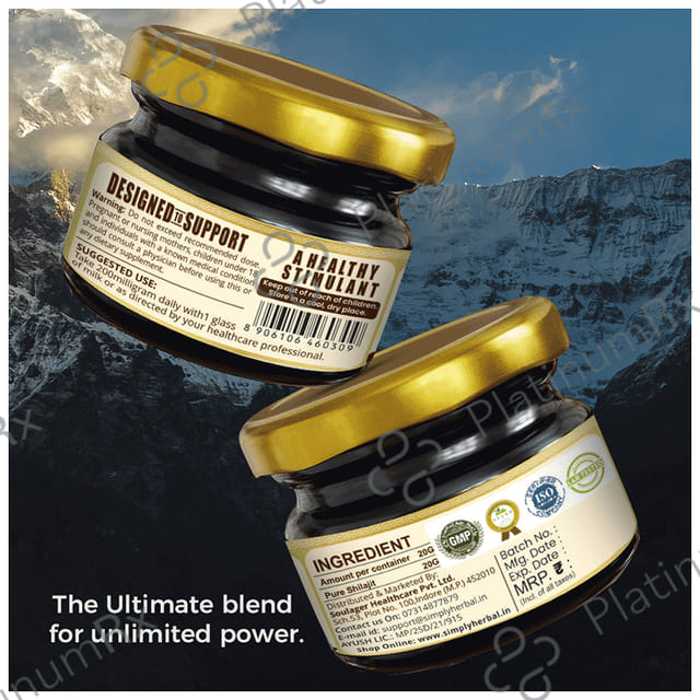 Simply Herbal Divya Shilajit Raw Shilajit Resin
