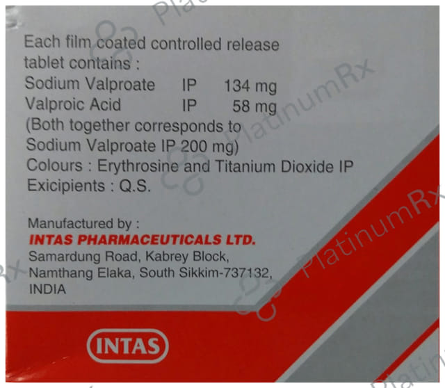 Valprol 134/58mg Tablet CR 15s