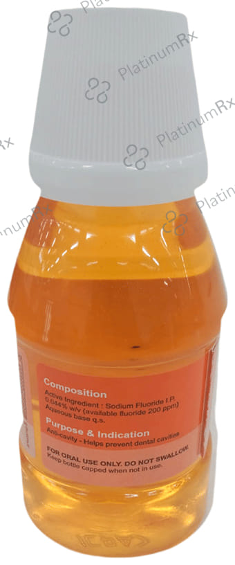 Fluoritop Orange Flavour Mouth Wash 160ml