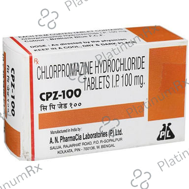 CPZ (Chlorpromazine) 100mg Tablet 10s
