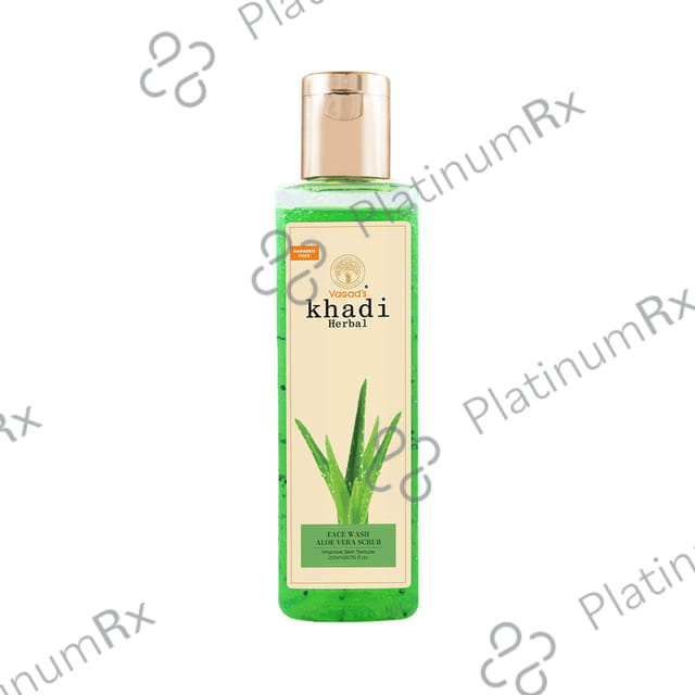 Vagad's Khadi Aloe Vera Scrub Herbal Face Wash