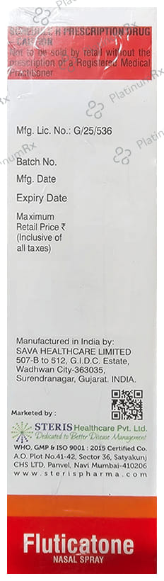 Fluticatone 27.5mcg Nasal Spray 6gm